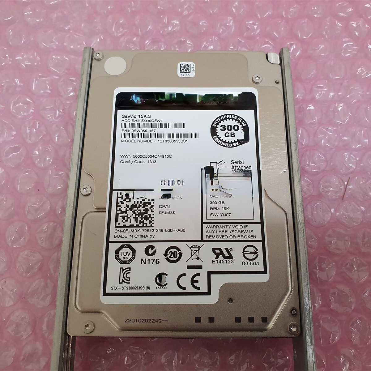 DELL ST9300653SS 0FJM3K 300G 15K 2.5inch SAS 6Gb 64M Hard Drives Full  Tested Working