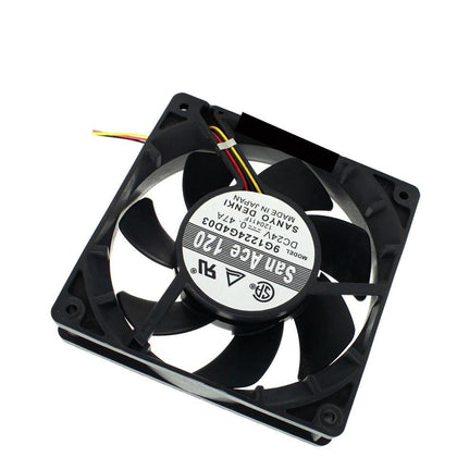 120*120*25mm 3-wire 9G1224G4D03 12025 12CM 120mm 24V 0.47A cooling fan