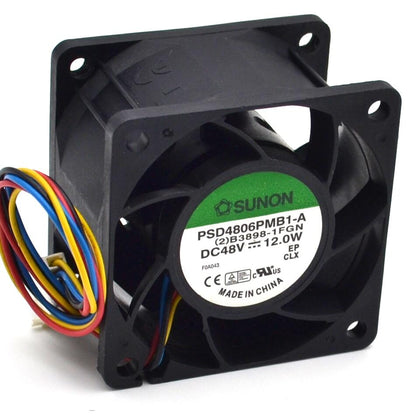 6CM 60mm 6038 48V 12W PSD4806PMB1-A server winds of the 4-wire cooling fan 60*60*38mm