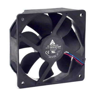 NFB10512HF -7F03 DC 12V 0.39A 3-wire 3-pin connector 70mm 105x105x32mm Server Square Cooling fan