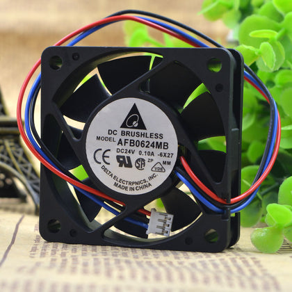 Delta AFB0624MB 6015 6cm 60mm cooling fan 24V 0.10A for 60*60*15mm