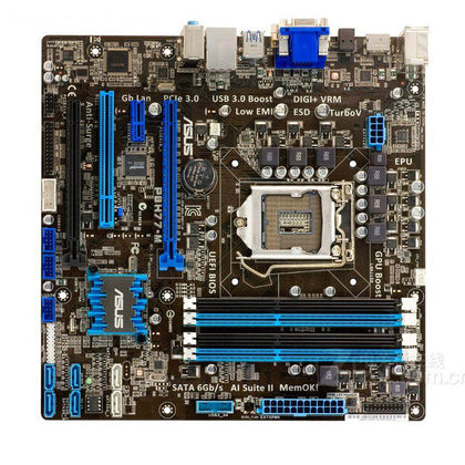 ASUS P8H77-M Gebrauchtes Desktop-Motherboard für Intel DDR3 LGA 1155 32 GB USB2.0 USB3.0 DVI VGA HDMI H77 Mainboard PC Verkauf