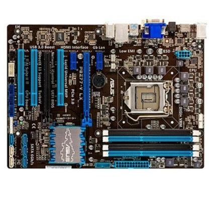 ASUS P8Z77-V LX Desktop-Motherboard LGA 1155 DDR3 i3 i5 22/32 nm CPU USB3.0 32 GB SATA3 VGA HDMI Z77 Gebrauchte Mainboard-PC-Boards