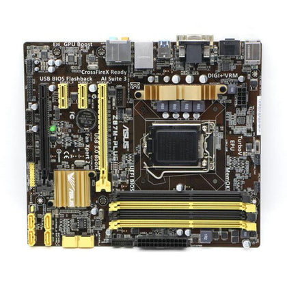 ASUS Z87M-PLUS Desktop-Motherboard LGA 1150 DDR3 i3 i5 i7 32GB SATA3 USB3.0 Z87 Gebrauchte Mainboard-Boards PC