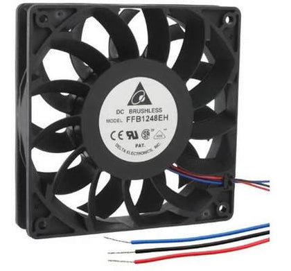 FFB1248EH 12025 12CM 120mm 48V 0.38A four wire PWM cooling fan speed control for DELTA 120*120*25mm