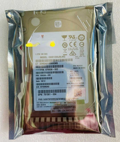 781518-B21 781578-001 1.2T SAS 10K 2.5 12Gb G8 G9 Hard Drives