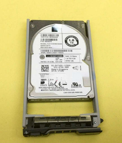 DELL HUC101818CS4204 5H3XX 1.8T 10K 2.5inch SAS 12Gb Hard Drives