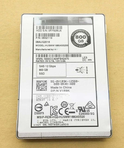 DELL SCV2000 SCV2020 SCV3020 800G 2.5 SAS SSD 12Gb Hard Drives