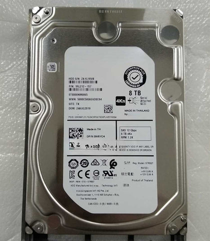 DELL SCV300 SCV2000 SCV2080 SCV3000 8T 7.2K 3.5 SAS 12Gb Hard Drives