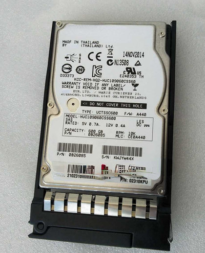 RH1288 V3 RH2288V3 RH2288H V3 Hard Drives 600G 10K 2.5 SAS