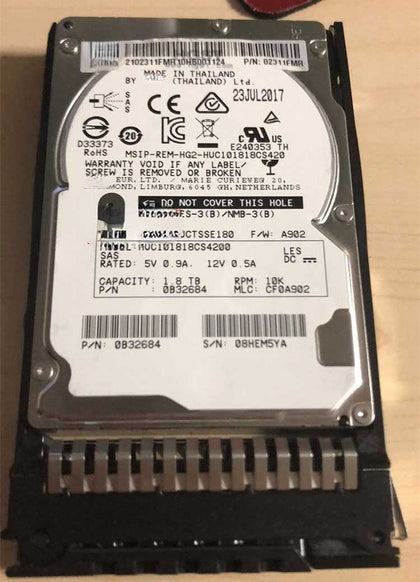 RH2288H V5 RH2488V5 RH1288H V5 1.8T 10K 2.5inch SAS Hard Drives