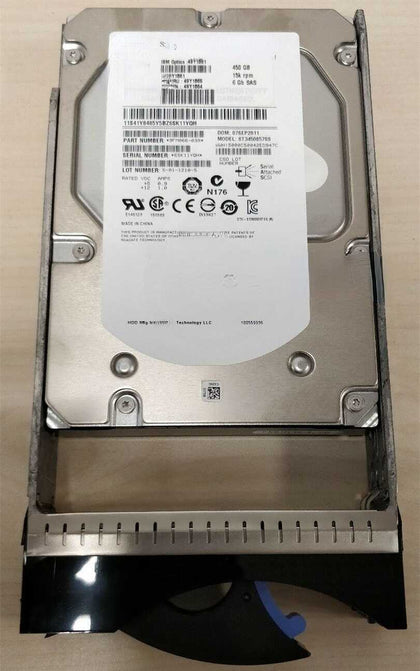 IBM 49Y1865 49Y1864 450G 15K 3.5 SAS DS3500 DS3512 Hard Drives