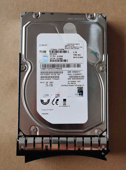 IBM 81Y9794 81Y9795 81Y3864 2T 3.5 SATA X3650 M3 M4 M5 Hard Drives