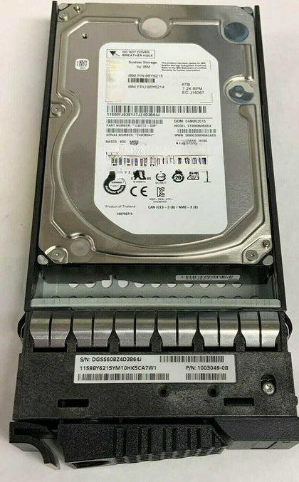 IBM 98Y6214 98Y6215 6T 3.5inch SAS 12Gb ST6000NM0054 Hard Drives