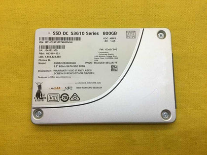 IBM X3650M2 X3650 M3 X3650 M4 Solid State Hard Drives 800G 2.5 SATA SSD