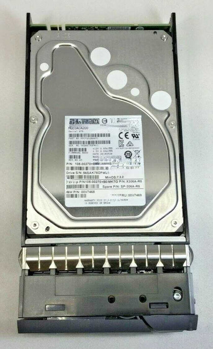 NetApp X306A-R5 2T 7.2K 3.5inch SATA DS4243 DS4246 Hard Drives