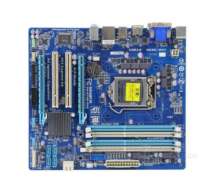 GIGABYTE GA-B75M-D3H motherboard LGA 1155 DDR3 USB2.0 USB3.0 DVI VGA HDMI B75M-D3H 32GB B75 Used Desktop motherborad