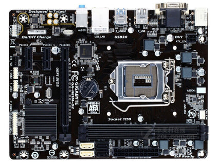 Gigabyte GA-H81M-D2 LGA1150 H81 Desktop Motherboard H81M-D2 1150 DDR3 USB3.0 SATA3 - inewdeals.com