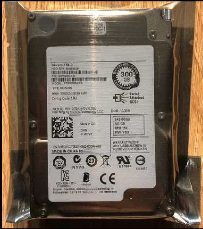 DELL R620 R630 R715 Server Hard Drive ST9300653SS 300G 15K SAS 2.5