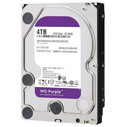 HDD WD Purple WD40EJRX 4TB 64M 4TB 3.5inch SATA 6 Gb/s 64MB 5400RPM Internal Hard Disk Surveillance HDD