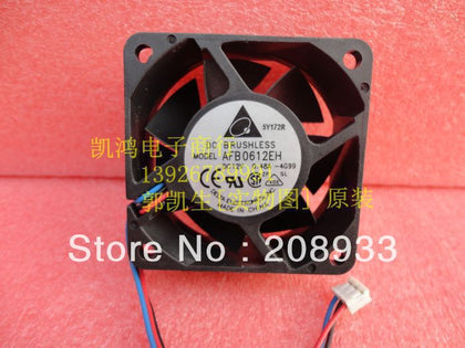 Delta AFB0612EH 6CM 6025 12V 0.48A three-wire ball fan cooling fan-inewdeals.com