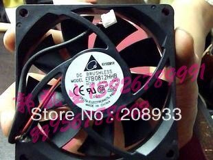 Delta 8cm amount of wind slim fan 8015 12V 0.40A EFB0812HHB cooling fan-inewdeals.com