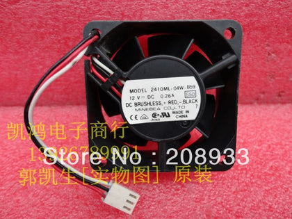 NMB 2410ML-04W-B59 6025 12V 0.26A 6cm double ball high winds chassis CPU fan cooling fan-inewdeals.com