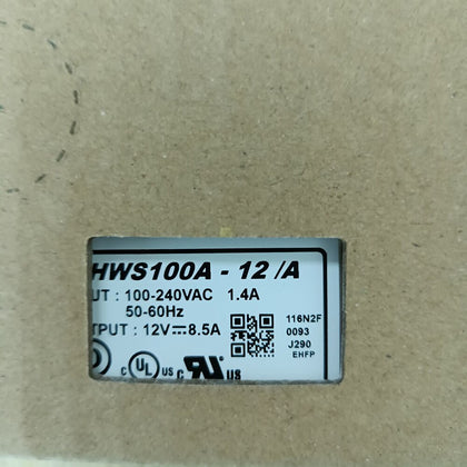 HWS100A-12/A Switching Power Supply Input 100-240Vac 50-60Hz 1.4A Output 12V 8.5A