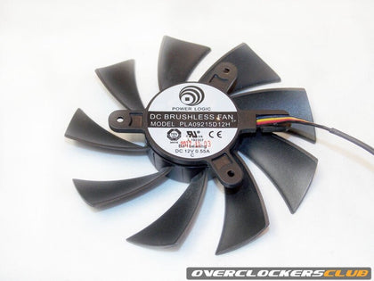 Hengjin di pcs hd7870 vortexii graphics card cooling fan pcs hd 7870 fan - inewdeals.com