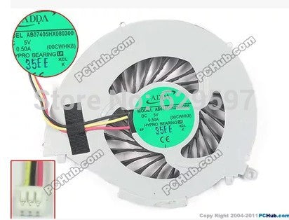 Laptop CPU cooler cooling fan for SONY SVF142A23T 142A24T 142A25T 142A29T AB07405HX080300 00CWHK8 5V 0.50A UDQF2ZR75CQU - inewdeals.com