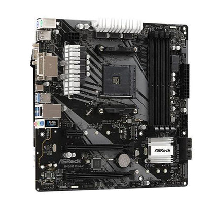 ASRock B450M Pro4-F Desktop-Motherboard B450M AM4 DDR4 Desktop-Computer-Mainboard