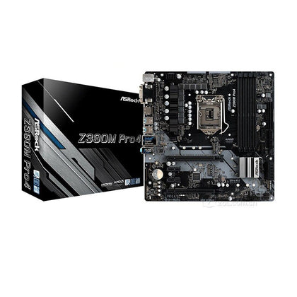 ASRock Z390M Pro4 Desktop-Motherboard LGA 1151 DDR4 64G USB2.0 USB3.1 Z390 Desktop-Computer-Mainboard