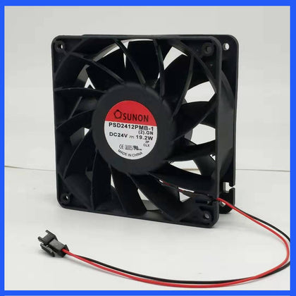 For SUNON PSD2412PMB-1 120mm 12038 24V 19.2W wind capacity cooling fan 120*120*38mm