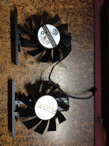 Power pla08015s12hh 12v 0.35a graphics card cooling fan a pair of 2 - inewdeals.com