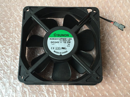 For SUNON and KDE2412PMB1-6A 12038 120mm 24V 10.3W inverter cooling fan 120*120*38mm