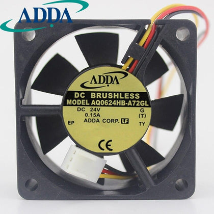 waterproof fan AQ0624HB-A72GL IP68 6025 6CM 60mm 24V cooling fan 4600RPM