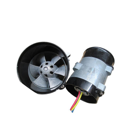 second-hand:12V 16.5A 10CM super violent metal fan car modified high-power electric turbocharger (thick line)