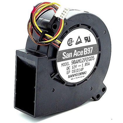 SANYO 9733 turbofan 1U2U server cooling fan 12V 1.85A 9BAM12P2G05 97*97*33mm