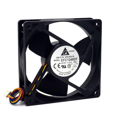 EFC1248DF-F00 used to Huawei machines 12032 120mm 48v 0.33A 12cm cooling Fan 4-wire for delta