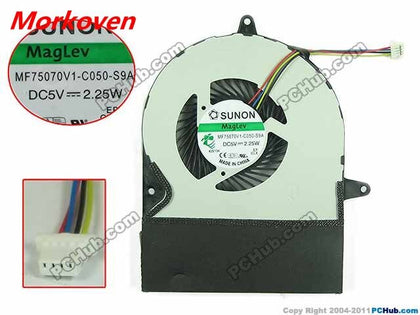 laptop CPU cooling fan FOR ASUS UX52 UX52A UX52VS UX52ZV UX52V Cooler MF75070V1-C050-S9A - inewdeals.com