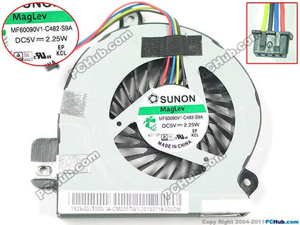 laptop CPU cooling fan cooler FOR ASUS Vivo PC VM60 MF60090V1-C482-S9A VM60-G083M - inewdeals.com